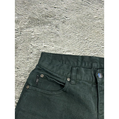 YSL vintage jeans black / dark green Yves Saint Laurent 90s