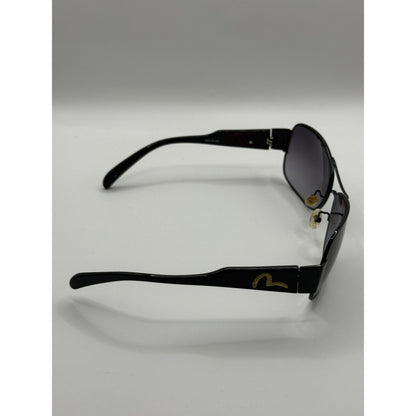 Evisu Sunglasses aviator black logo