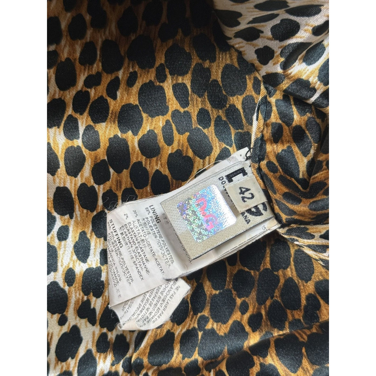 Dolce & Gabbana Leather jacket leopard lining hedi lambskin