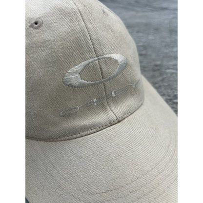 Oakley cap vintage beige hat big logo Y2K