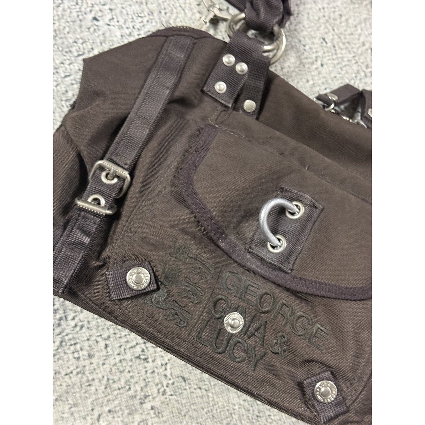 George Gina & Lucy crossbody paradise angel bag Y2K Brown