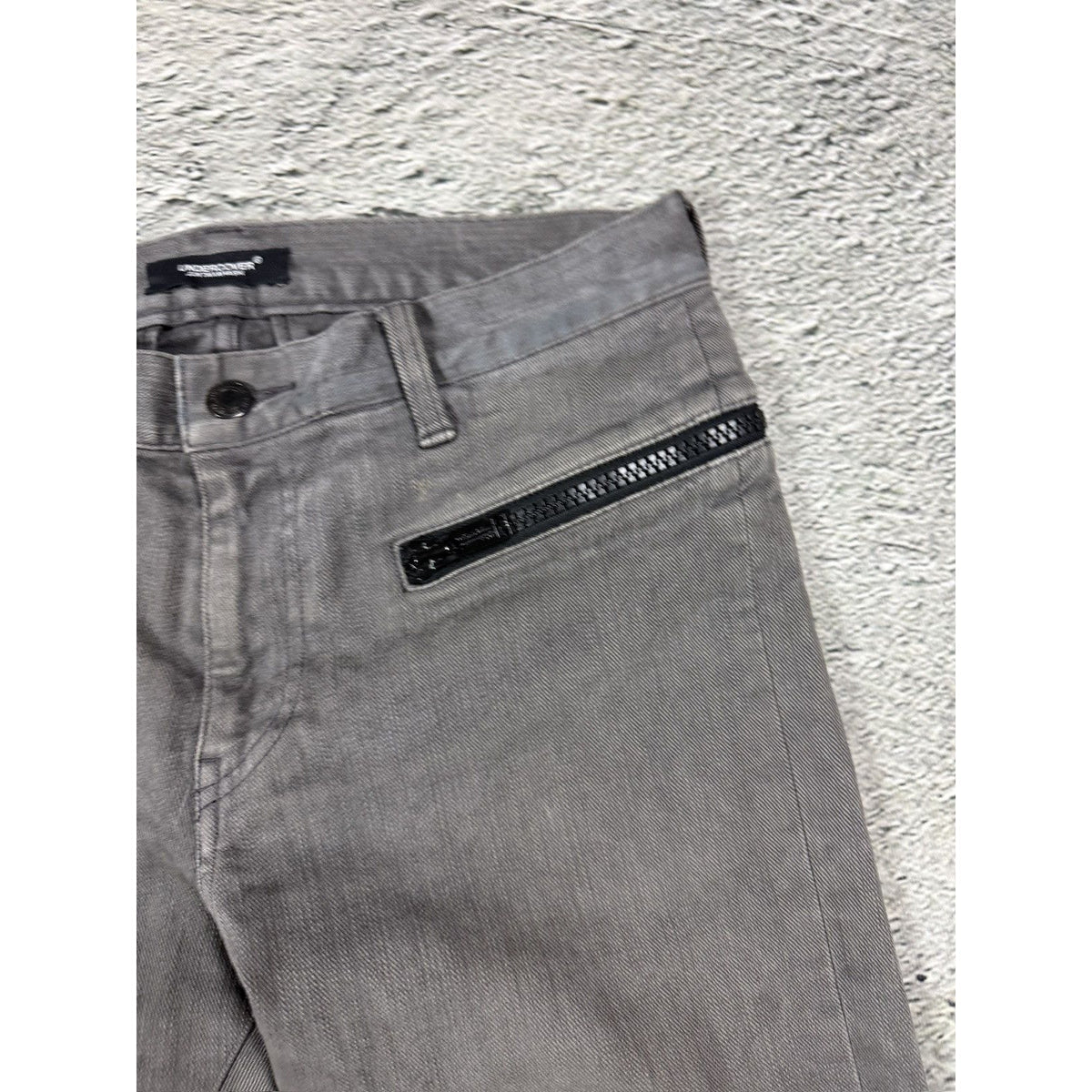 Undercover Jun Takahashi ss2018 gray jeans zippers