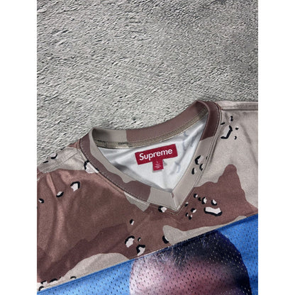 Supreme Aphex Twin Football Jersey chip camo SS25