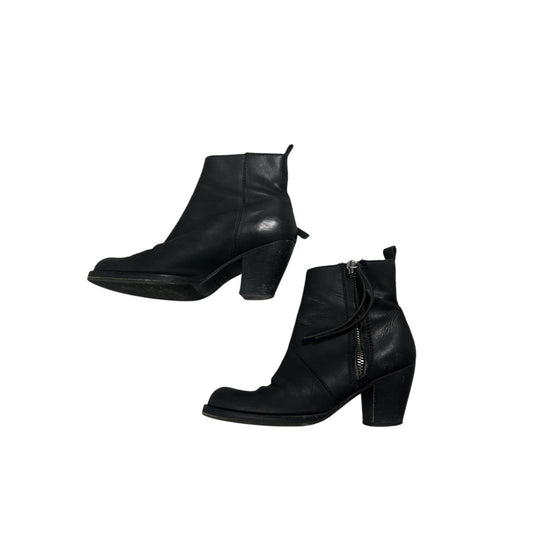 RARE Acne Studios Full Side Zip Boots Heels Margiela Vibe