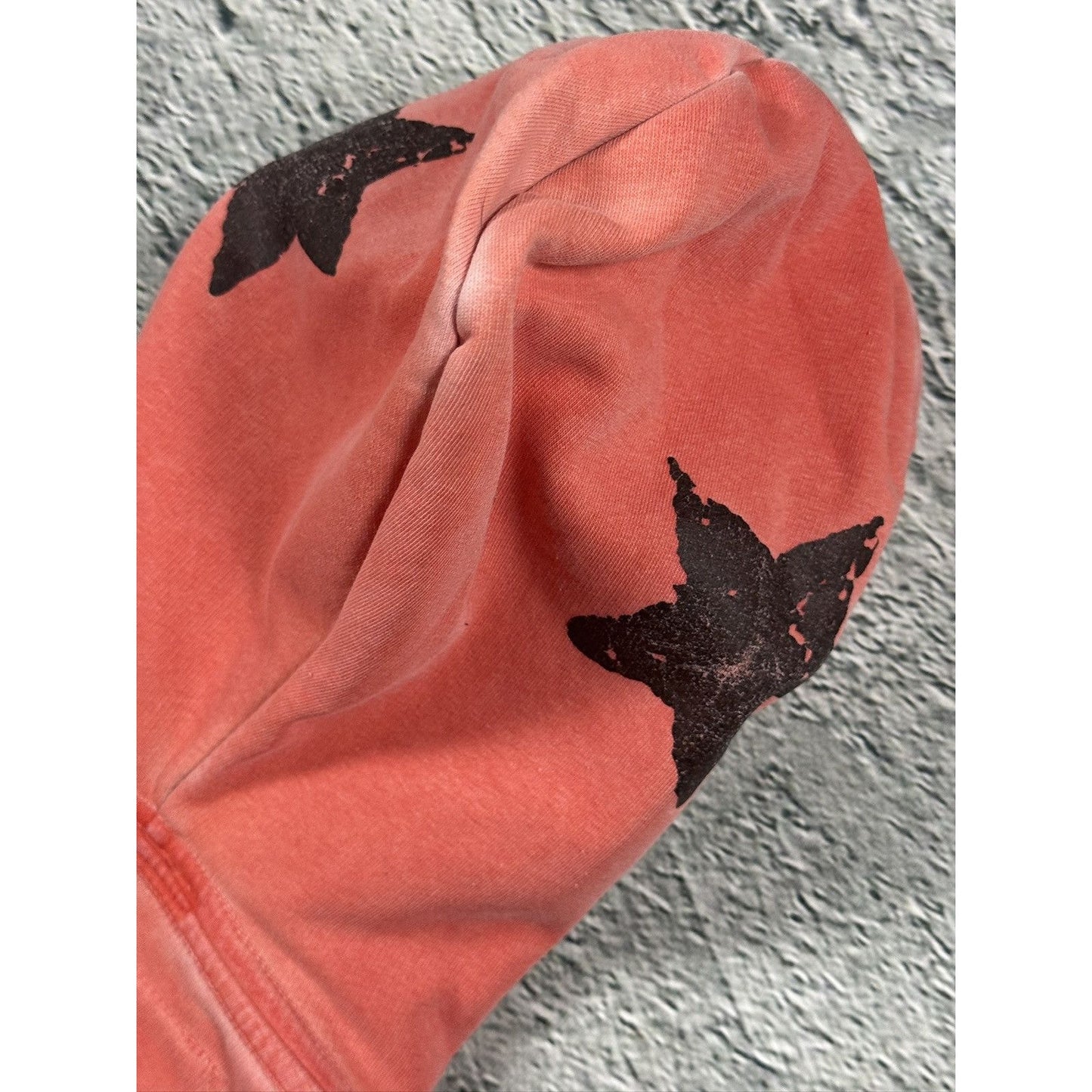 True Religion vintage zip hoodie Orange Rhinestones LA