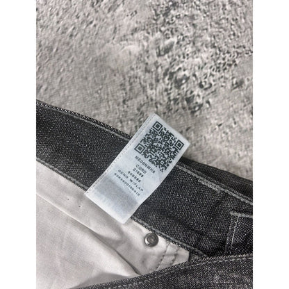 True Religion black dark grey jeans geno reflective