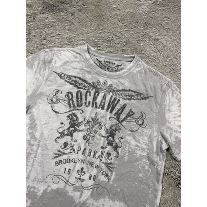 Rocaway Vintage Y2K white big logo express affliction