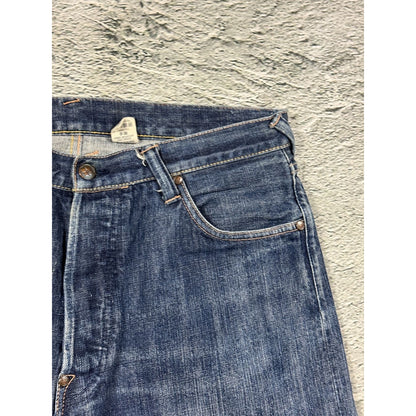 Evisu Yamane jeans vintage design selvedge embroidery cat