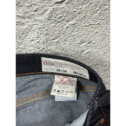 Evisu jeans daicock big logo Red selvedge raw denim Japan