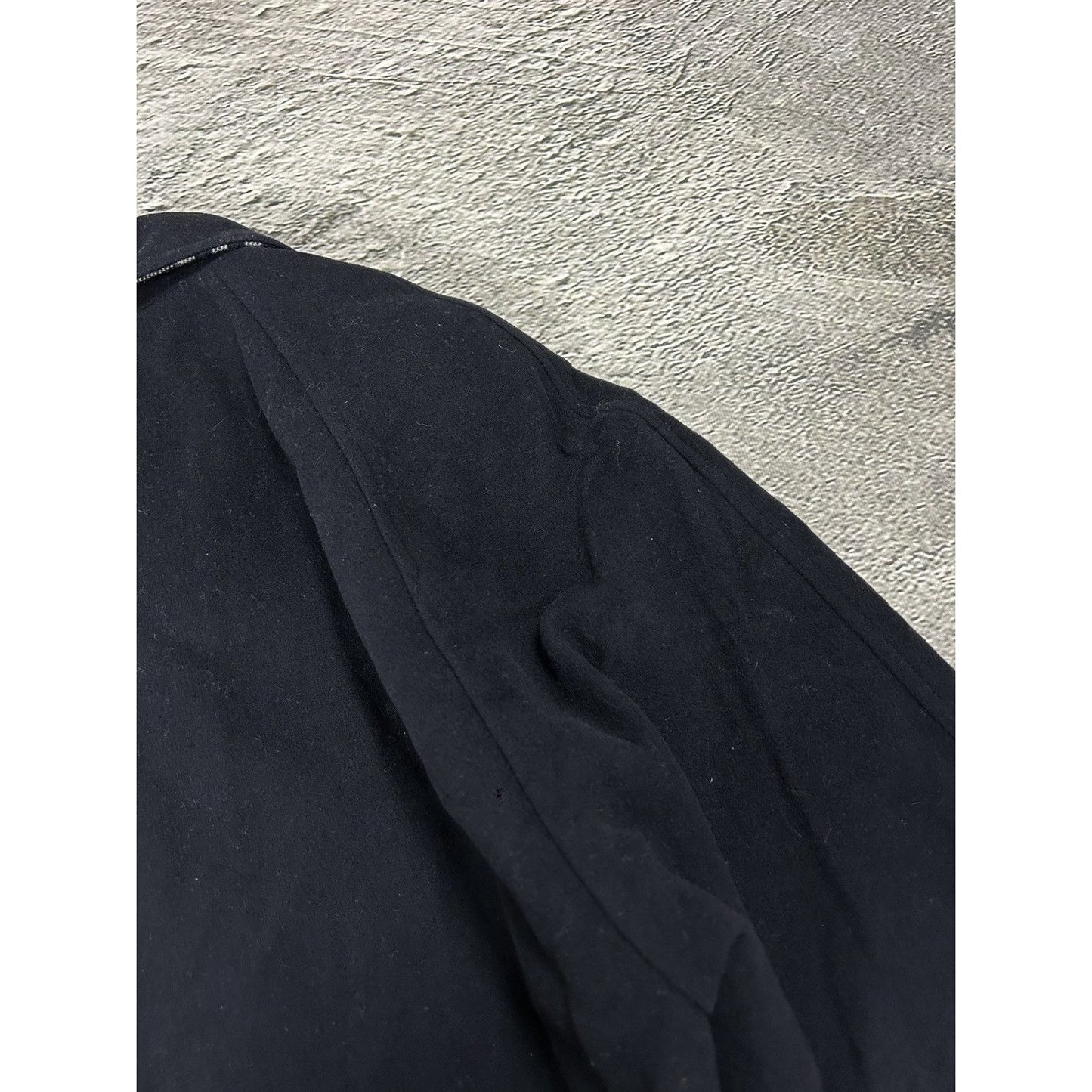 Burberrys coat navy vintage nova check Burberry wool