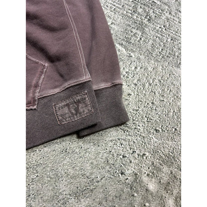 True Religion zip hoodie purple rhinestones skull Y2K