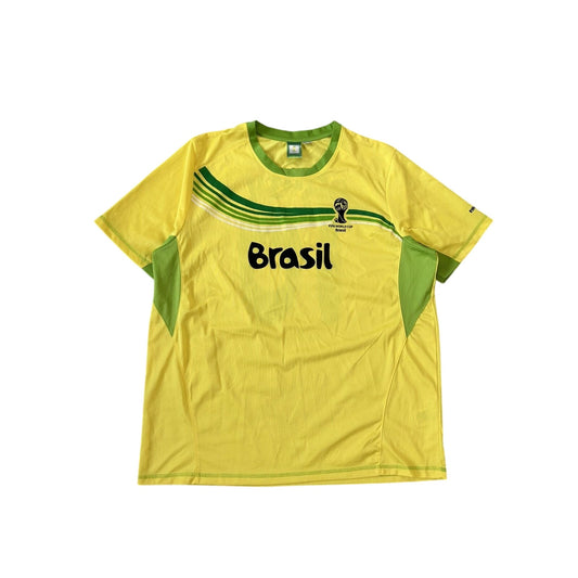 Brasil jersey world cup 2014 vintage yellow 10