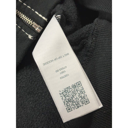 True Religion zip hoodie vintage Black White stitching