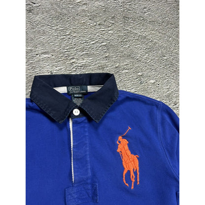 Polo Ralph Lauren long sleeve polo rugby blue big pony