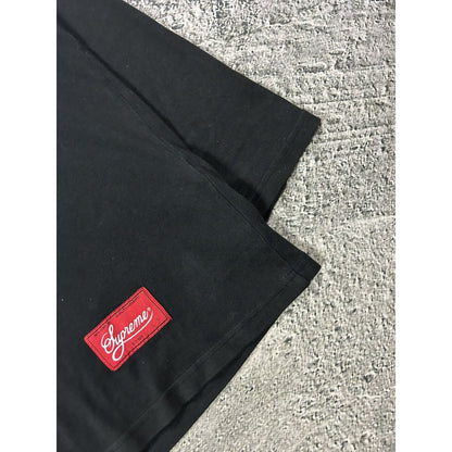 Supreme x Playboy SS26 black Crewneck Football Top