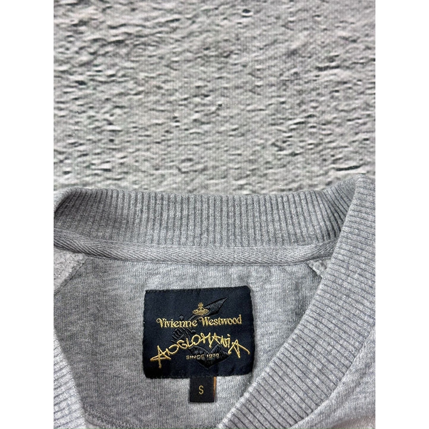 Vivienne Westwood sweatshirt grey orb big logo Anglomania