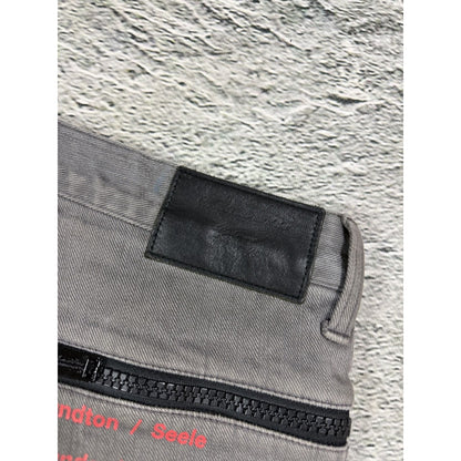 Undercover Jun Takahashi ss2018 gray jeans zippers