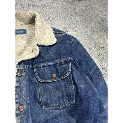 60's Wrangler Sherpa jacket denim vintage blue