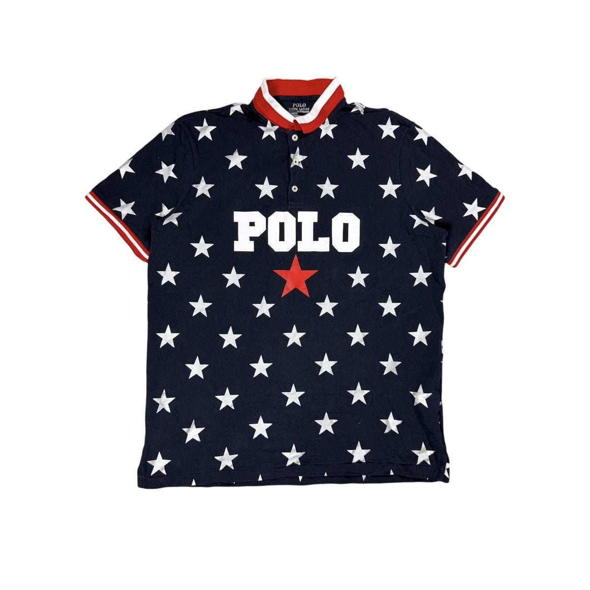 Chief Keef Polo Ralph Lauren stars silver blue T-shirt