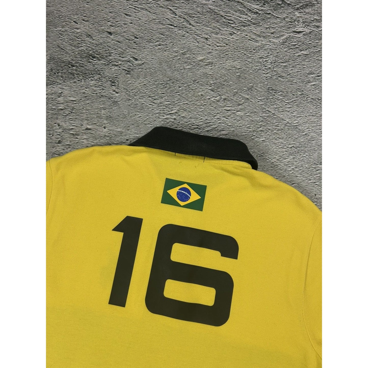 Chief Keef Polo Ralph Lauren vintage Brazil big pony yellow