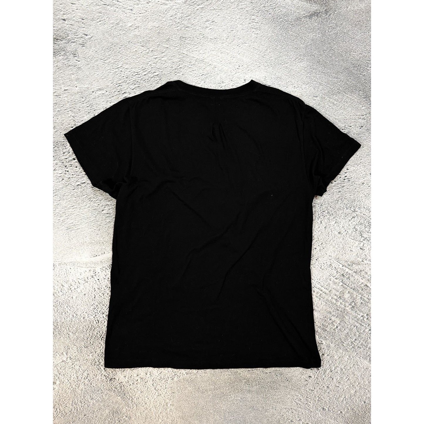 Saint Laurent Dino T-Shirt black SS17 Hedi Slimane fakemink