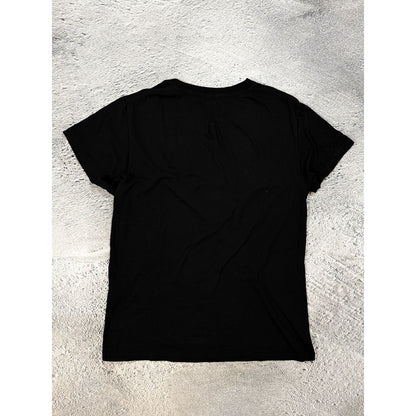Saint Laurent Dino T-Shirt black SS17 Hedi Slimane fakemink