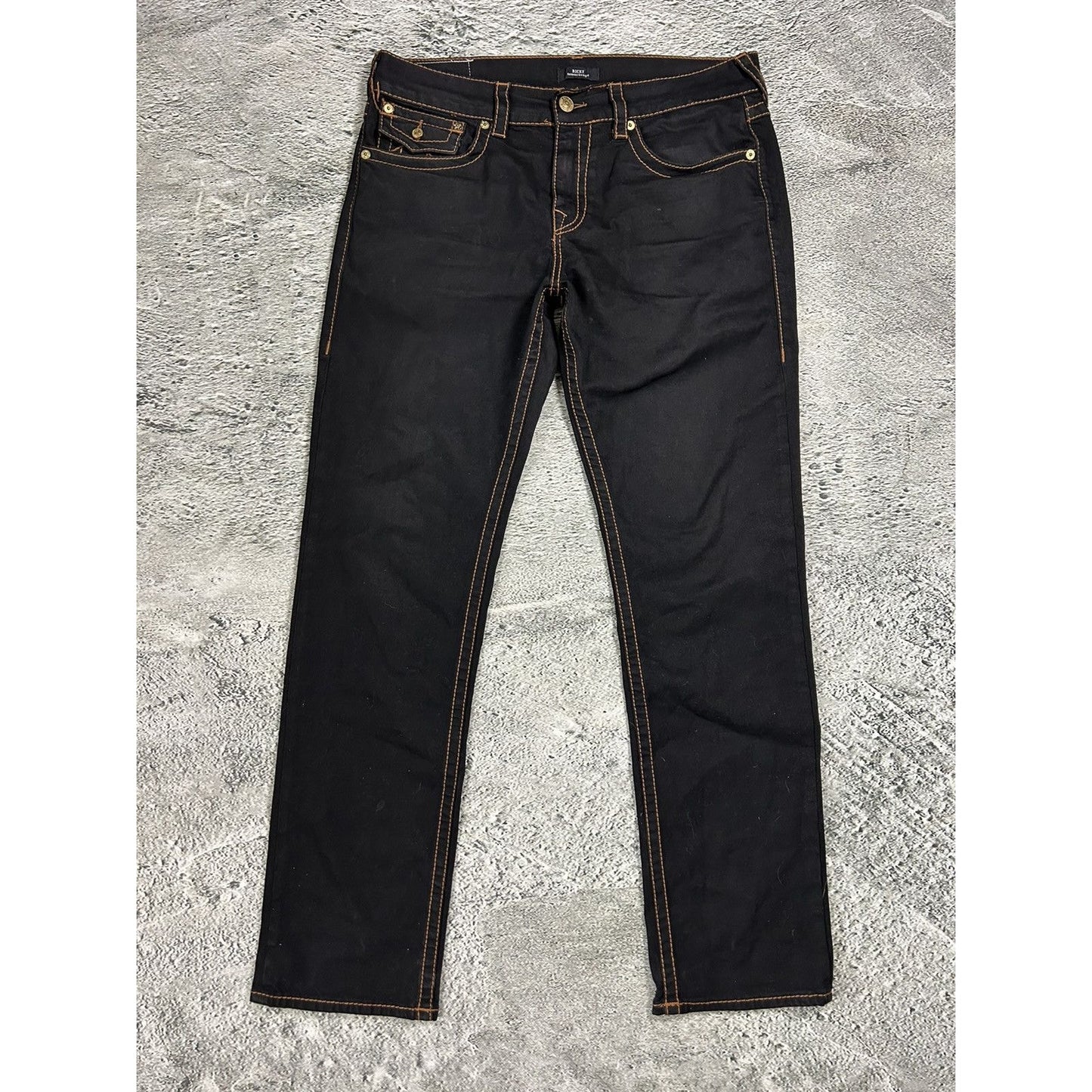 True Religion vintage black jeans denim pants Y2K Ricky