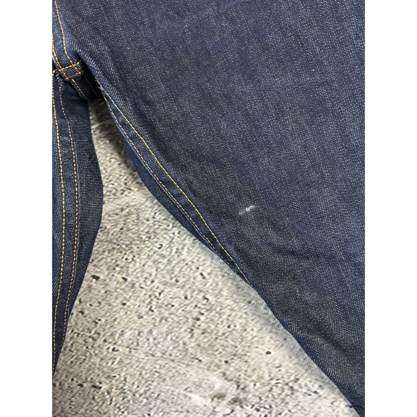 Evisu shorts big logo daicock navy blue Y2K jorts