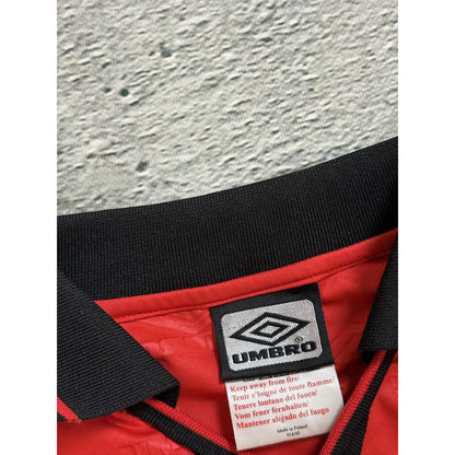 Umbro long sleeve jersey red full print 2000s