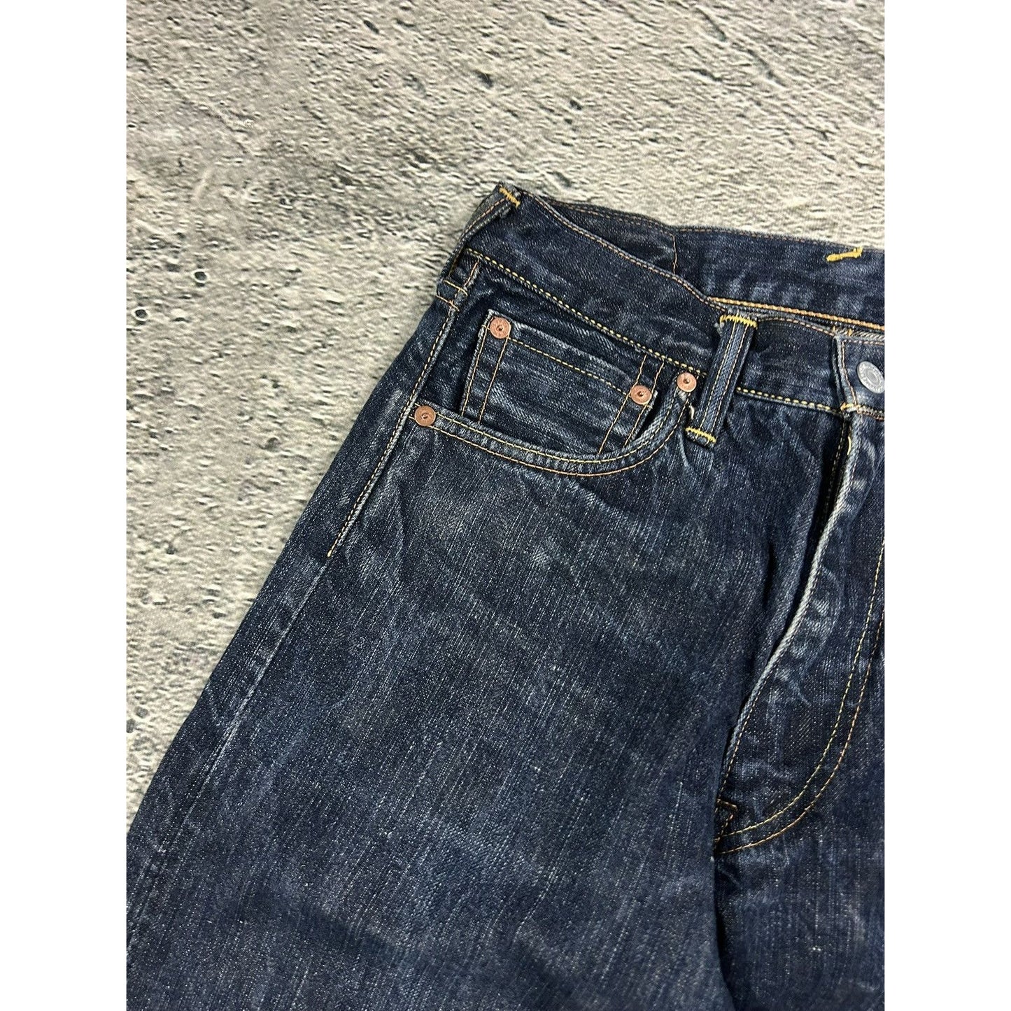 Evisu Yamane jeans smiley face Japanese vintage seagull