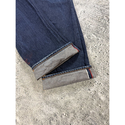 Evisu jeans vintage embroidery seagull logo selvedge
