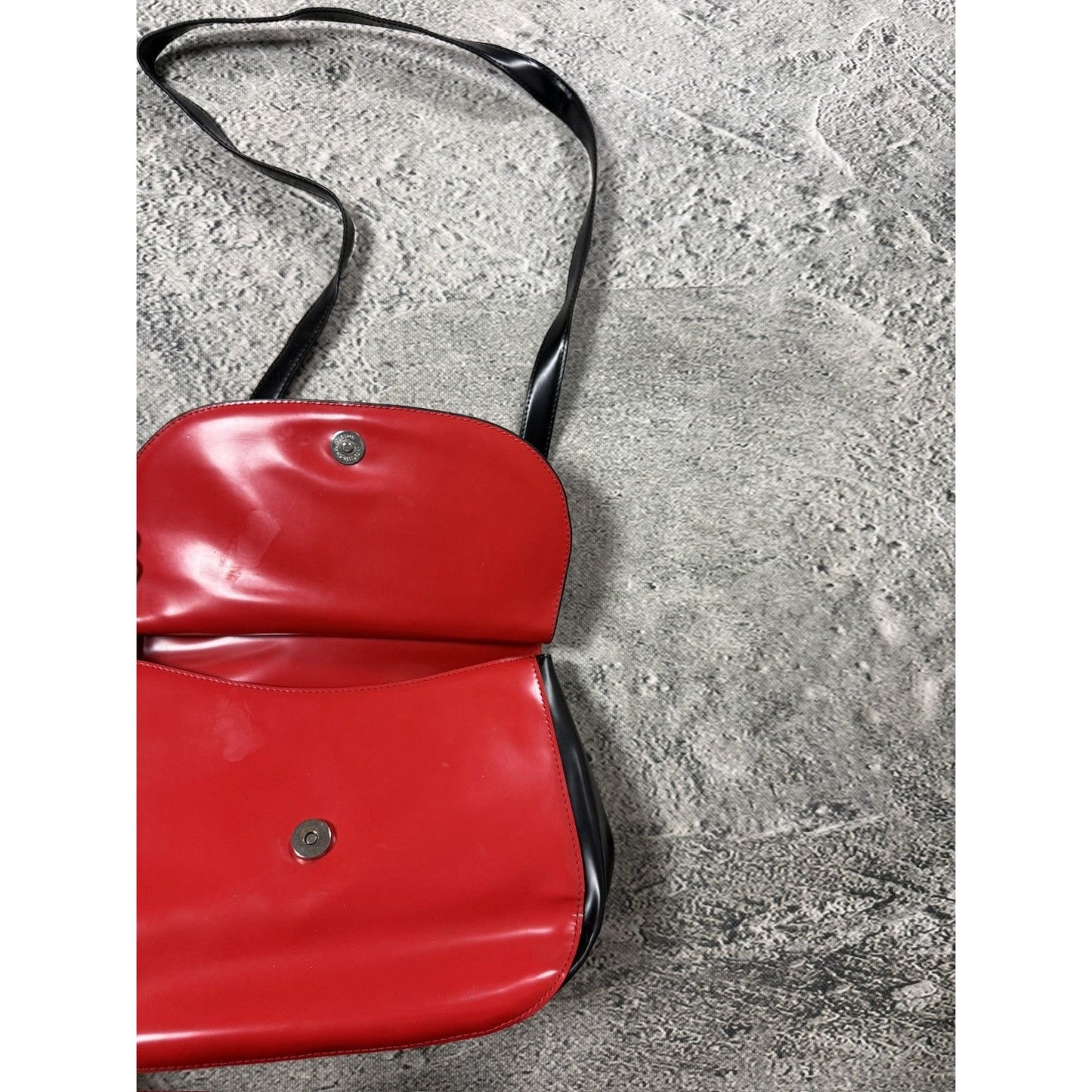 Evisu Donna bag red big logo seagull vintage