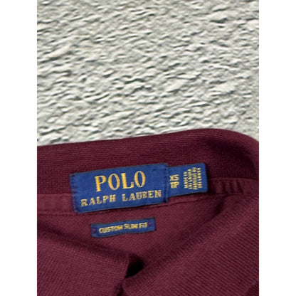 Chief Keef Polo Ralph Lauren T-shirt burgundy red