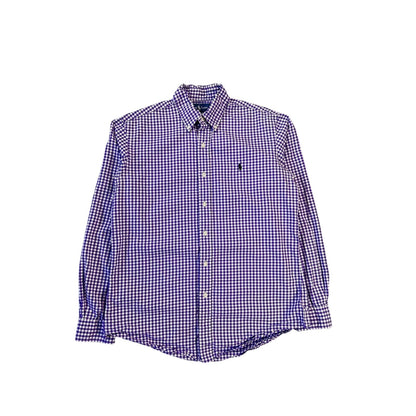 Polo Ralph Lauren shirt button up longsleeve blue striped