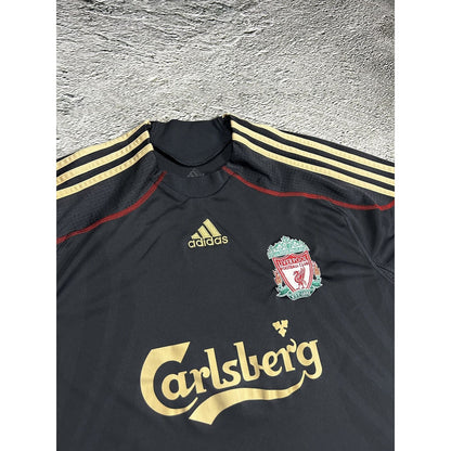 Liverpool jersey grey carlsberg 2009 2010 away vintage