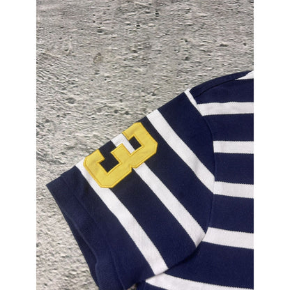 Chief Keef Polo Ralph Lauren T-shirt vintage blue striped