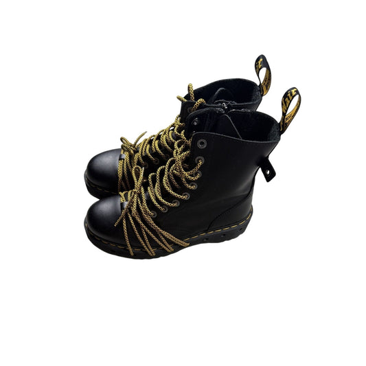 Dr. Martens Doc JADON XL LEATHER PLATFORM BOOTS black