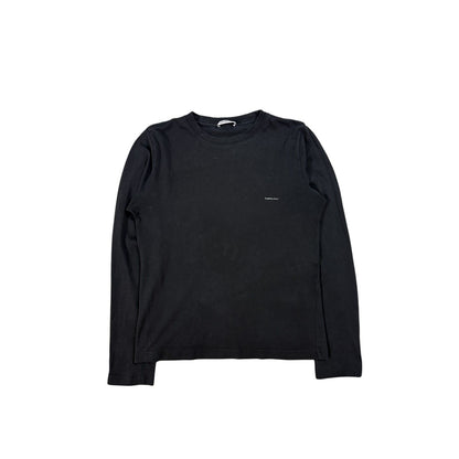 Baleniciaga long sleeve black small logo