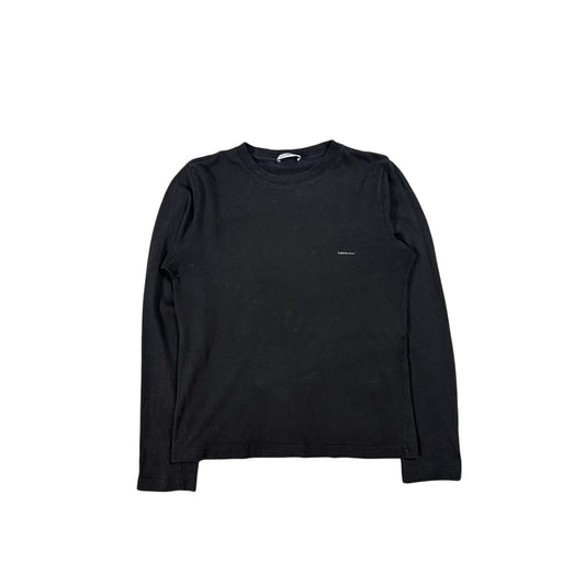 Baleniciaga long sleeve black small logo