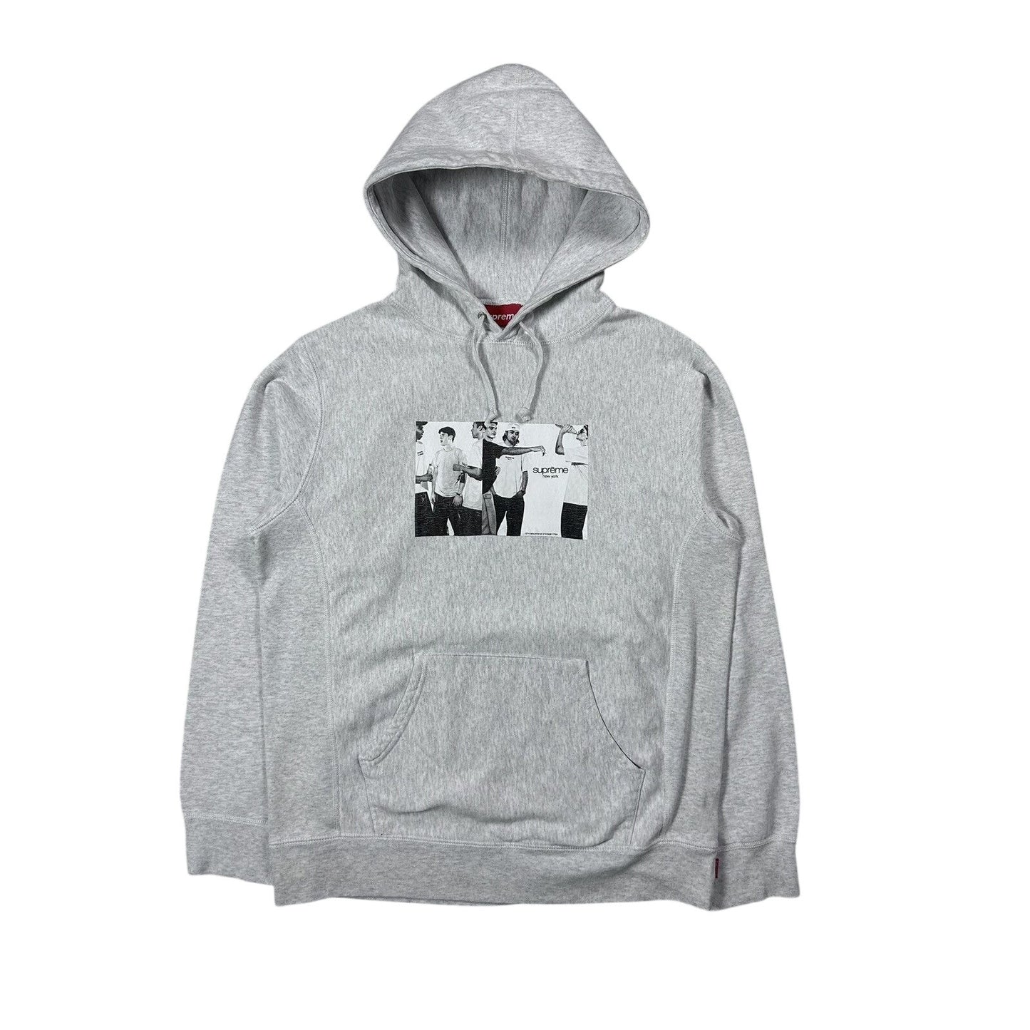 Supreme hoodie SS19 “Classic Ad” Hooded Sweatshirt Gray