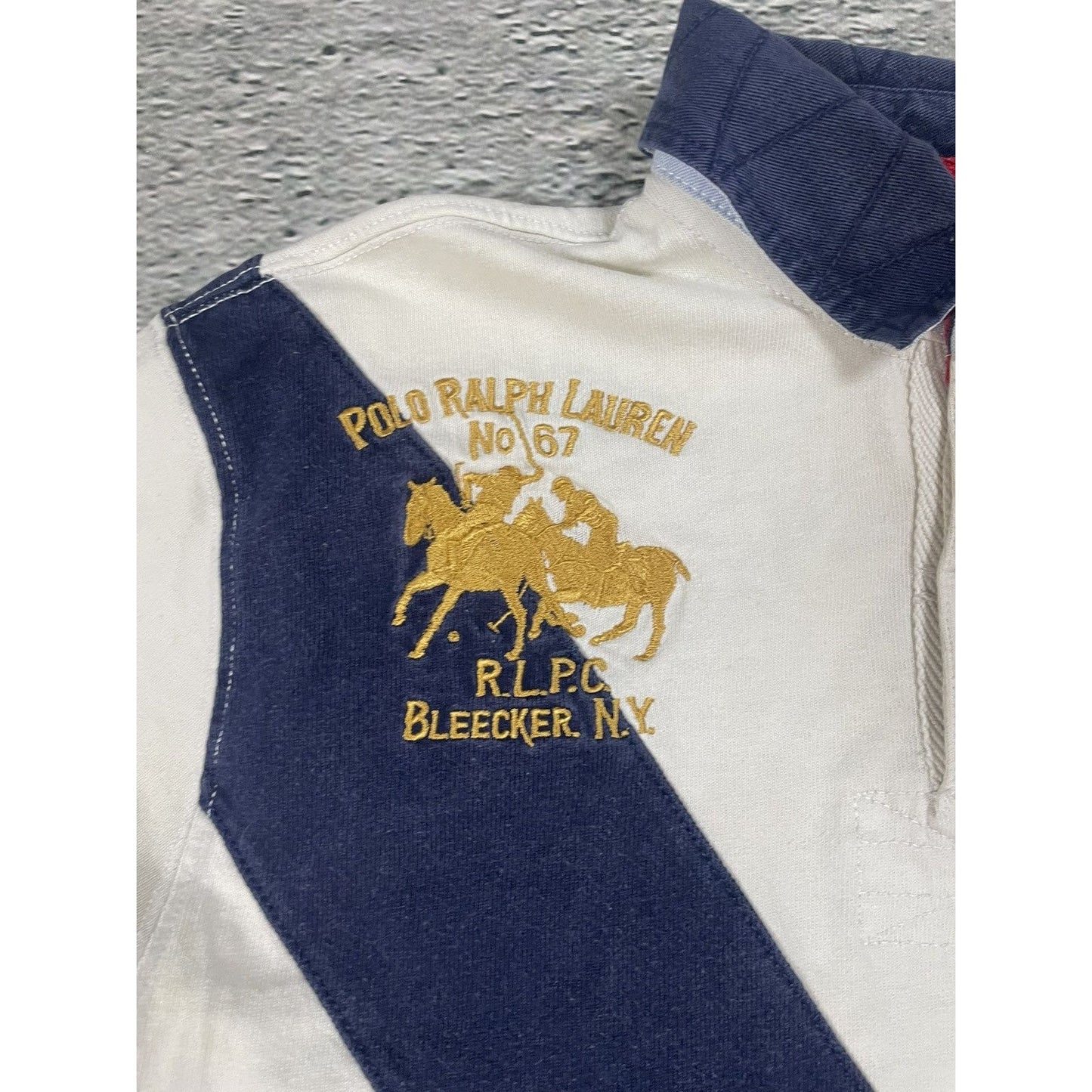 Chief Keef Polo Ralph Lauren vintage white big pony cross