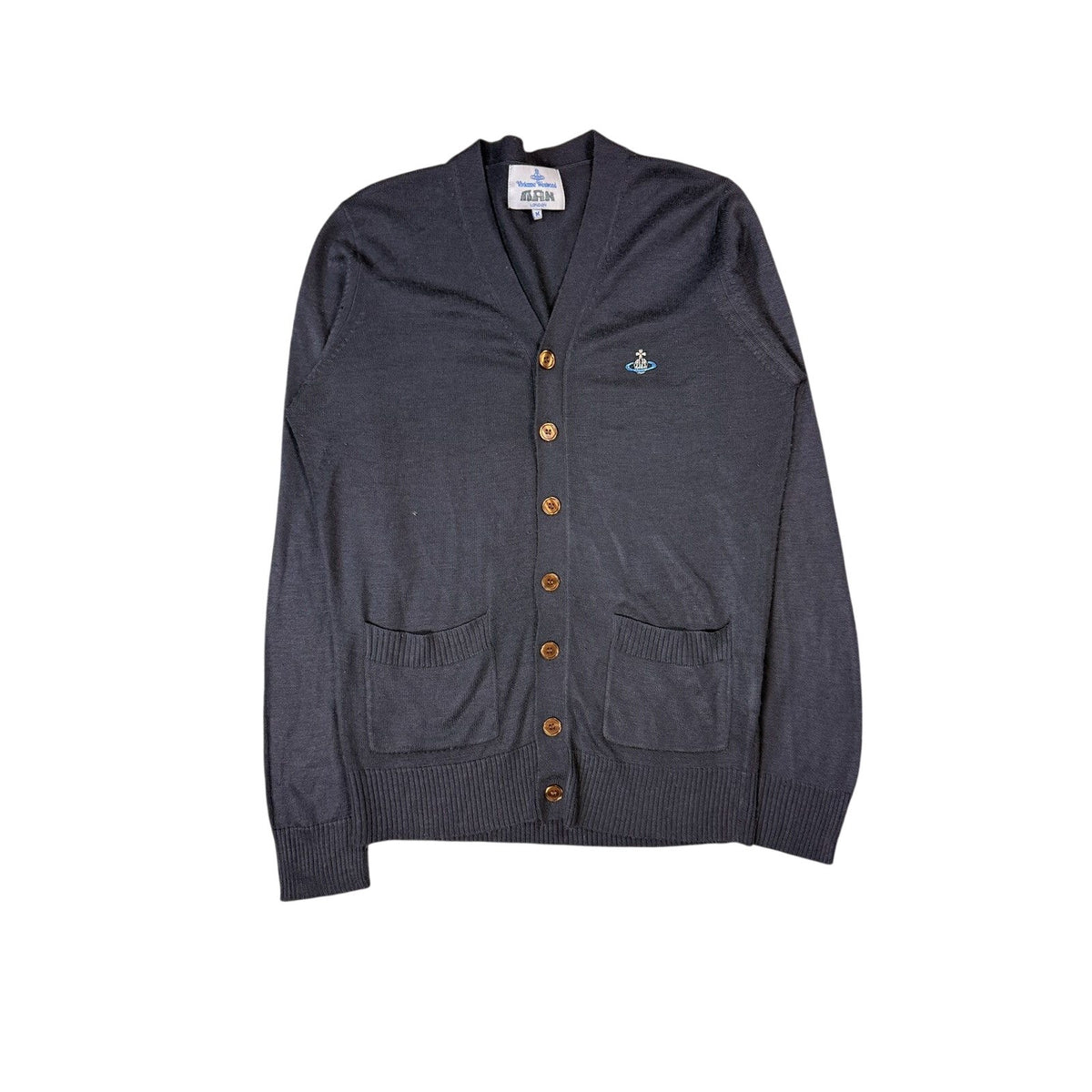 Vivienne Westwood knit cardigan small orb logo lana wool