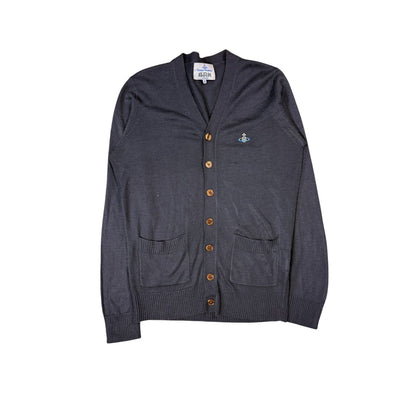 Vivienne Westwood knit cardigan small orb logo lana wool