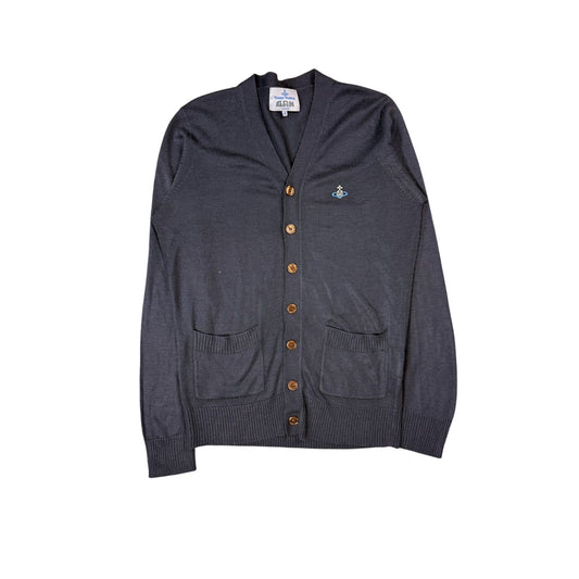 Vivienne Westwood knit cardigan small orb logo lana wool