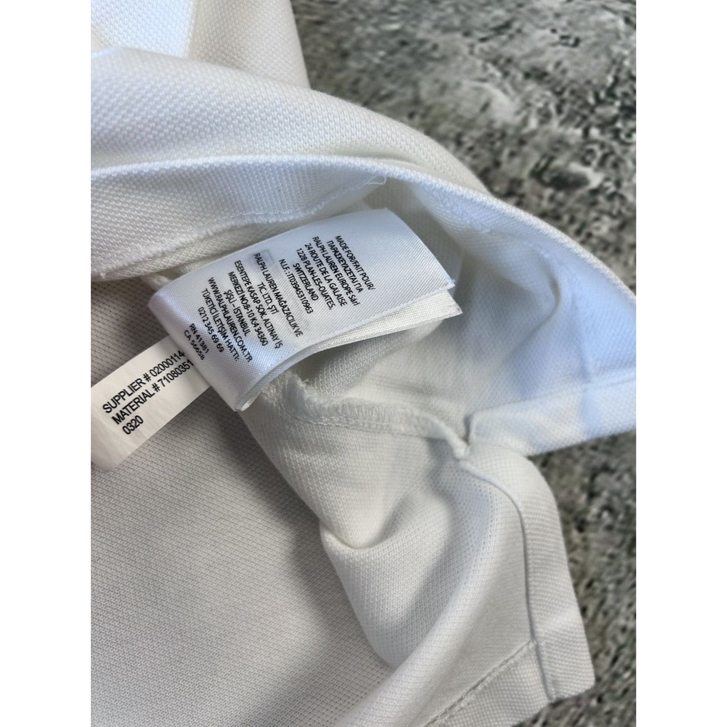 Chief Keef Polo Ralph Lauren Japan White red Polo small pony