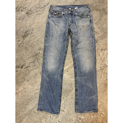 True Religion jeans vintage washed blue denim pants bootcut