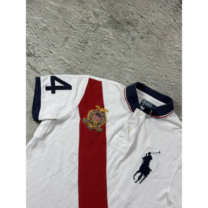 Chief Keef Polo Ralph Lauren USA Polo T-shirt red stripe