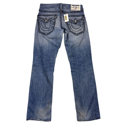 True Religion jeans vintage denim pants straight distressed
