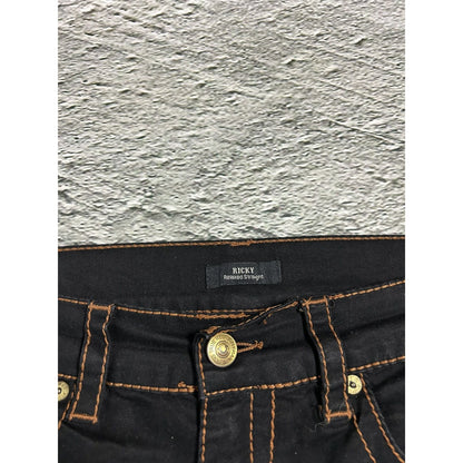 True Religion vintage black jeans denim pants Y2K Ricky
