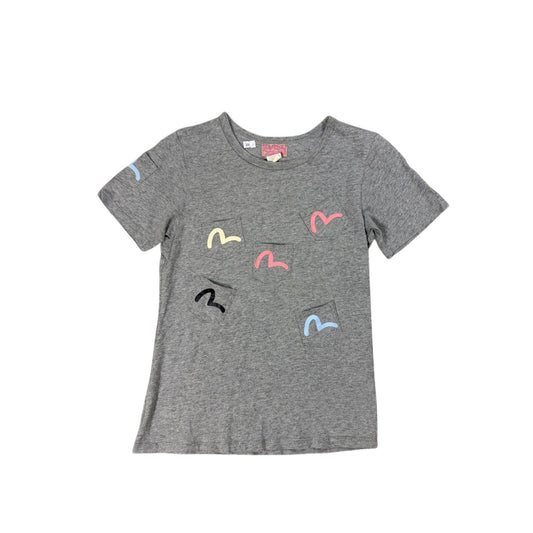 Evisu Donna multipocket T-shirt grey rare vintage